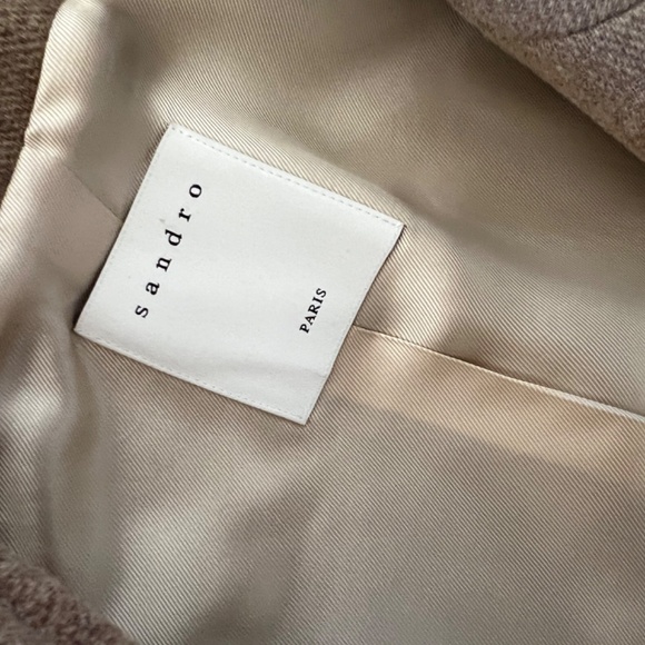 Sandro Womens Aurora Single-Breasted Blazer - Size 38 / Size 6 - Picture 8 of 10